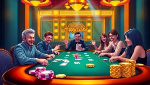 Play exhilarating games at HappyLuke's vibrant online casino experience.