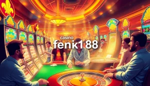 Experience the thrill of gaming at fenix168 with vibrant casino visuals.