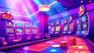 Engage with the exciting world of online gaming at lazywin888 featuring colorful slot machines and dynamic gameplay.