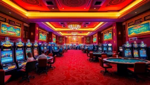 Experience the excitement at Ku Casino with vibrant gaming and elegant decor.