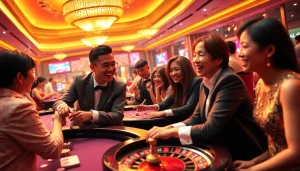 Experience excitement at Jun88 casino with vibrant games and engaging players.