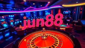 Experience the thrill of jun88 in a virtual casino environment filled with rich colors and engaging games.