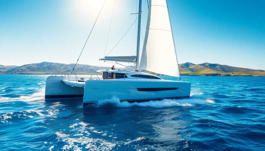 The J88 sailboat cutting through azure waters with vibrant sails, capturing the thrill of modern sailing.