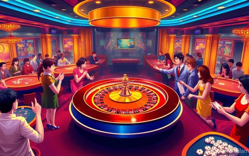 Explore the excitement of online gaming at https://deanmadonia.com/ featuring lively casino scenes.