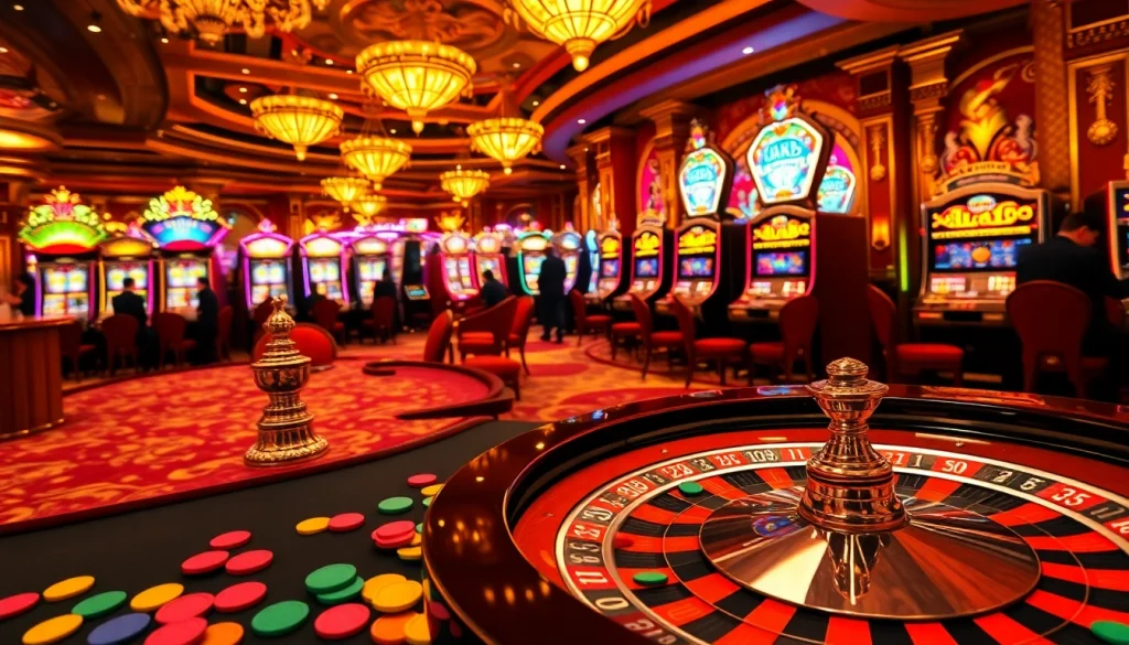 Experience the thrill of casino games at https://123bvi.org/ with players engaging at roulette tables, vibrant slots, and thrilling poker rounds.