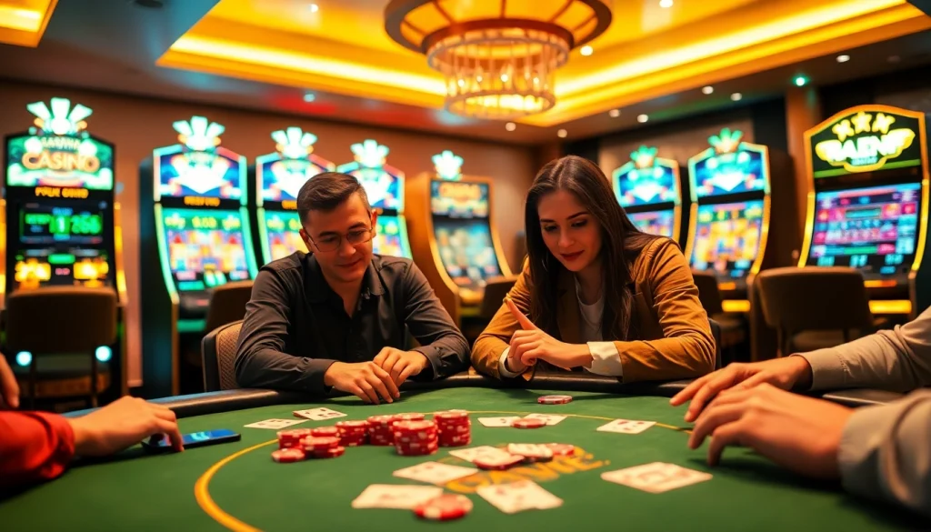Experience thrilling poker action at https://loto188fun.me/ with engaging gameplay and vibrant casino atmosphere.
