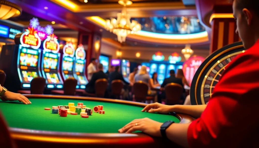 Experience the thrill of high-stakes poker and vibrant casino activities at https://68gamebai.download/ while engaging in intense gameplay.