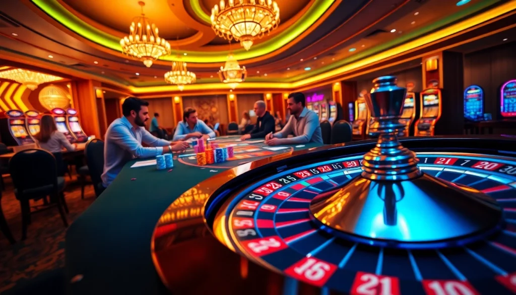Experience the excitement at https://hb88bet.biz/, featuring dynamic poker games with colorful chips and thrilling roulette action.