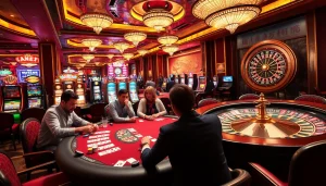 Experience the thrill of gambling at its finest with bong da lu fun as players engage around a vibrant poker table.
