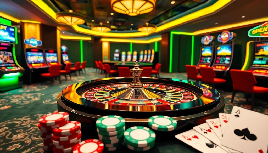 Experience thrilling online gambling with https://123bvi.org/ featuring a vibrant roulette table and shimmering poker chips.