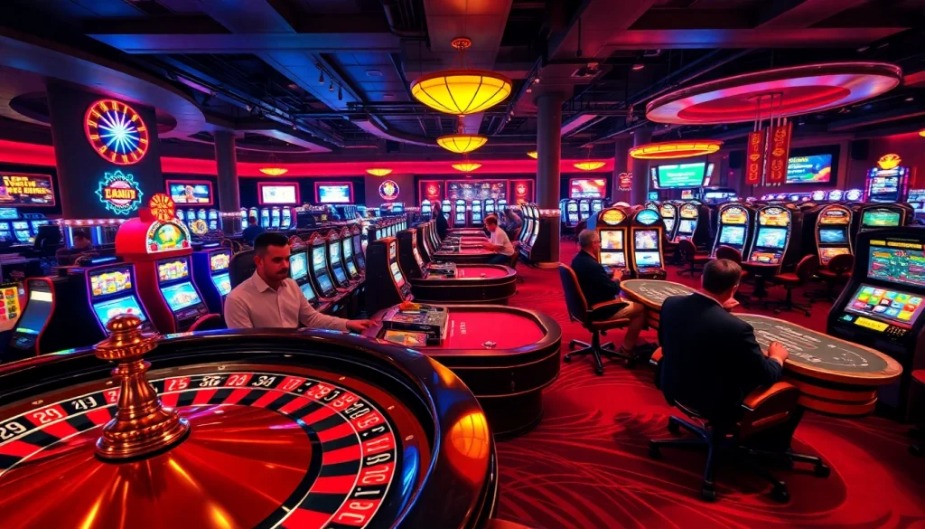 Deneme bonusu veren siteler feature players engaging with poker chips and roulette, immersed in casino excitement.