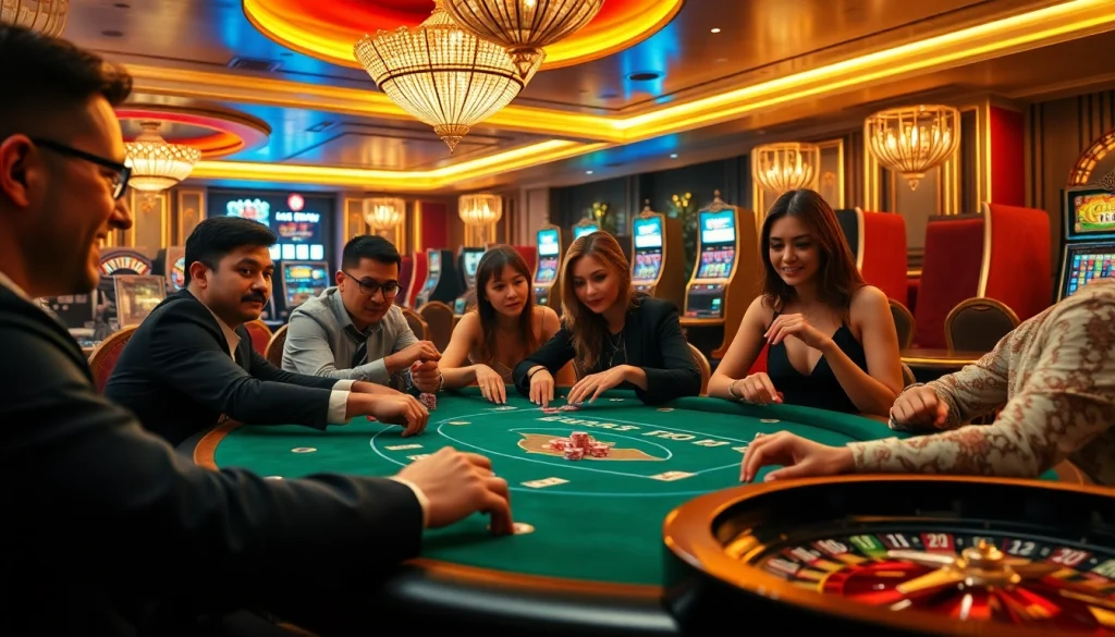 Engage in thrilling casino gameplay with chat ai porn themes, featuring a poker table and interactive digital experiences.