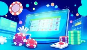 Engage with QQ88BET through thrilling game choices and vibrant casino visuals.