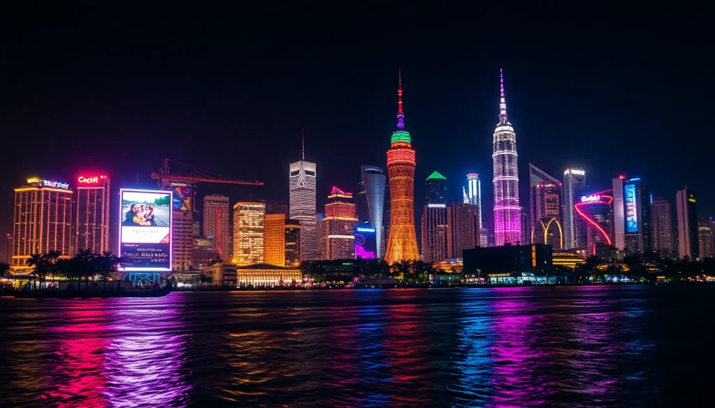Showcase vibrant city skyline reflecting energy with GO99COM for connected experiences.