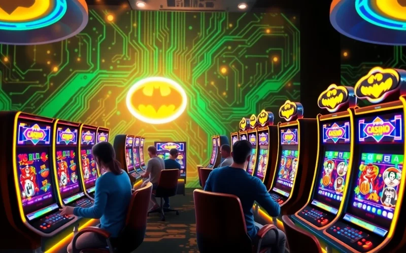 Experience the thrill of batman138 rtp in an immersive online casino setting.