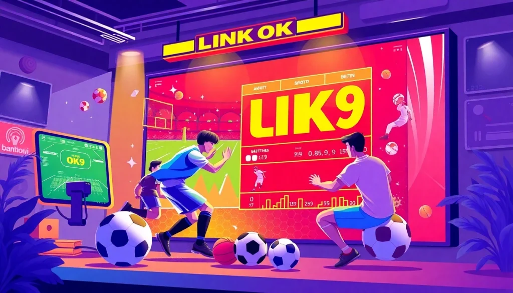 Engage with LINK OK9 for the best sports betting experience at a top sportsbook interface.